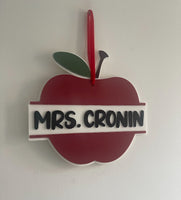 Teacher name sign