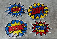 Acrylic Printed Charm Set - Superhero