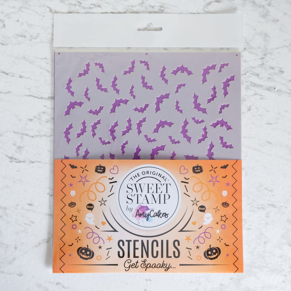 Sweet Stamp Stencil- Halloween Bats