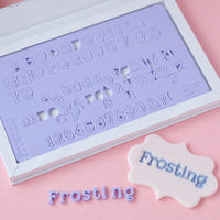 Sweet Stamp - Frosting - Uppercase, Lowercase, numbers & Symbols