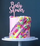 Acrylic 'Baby' Themed Cake Topper
