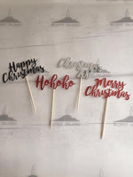 Any Wording Cupcake Toppers - Christmas Edition!