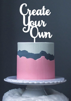 Any Wording Acrylic Cake Topper