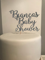 Any 'Name Baby Shower' Cake Topper
