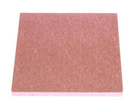 8" PINK square thick cake board / drum
