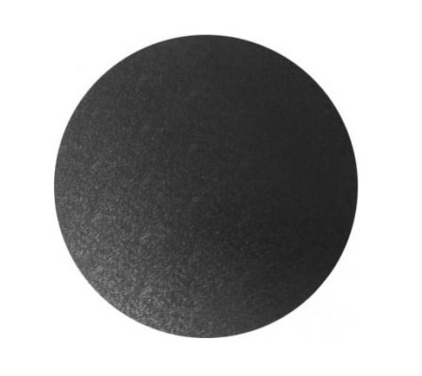 8" BLACK round thick cake board / drum