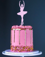 Ballerina - Acrylic Cake Topper / Charm