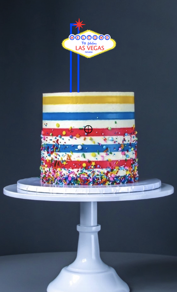 Las Vegas Themed Cake topper (Set Available!)
