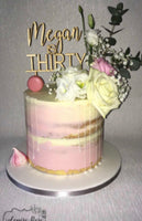 Create Your Own Wooden Cake Topper