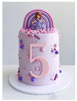Individual letter / number acrylic cake charm