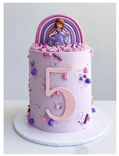 Individual letter / number acrylic cake charm