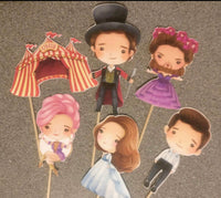 Greatest Showman cupcake & cake toppers