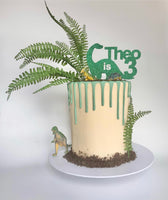 Personalised Dinosaur Cake Topper