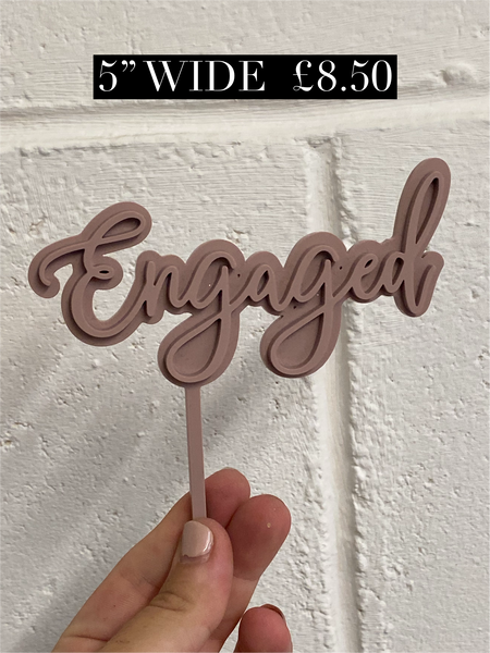 Engaged Topper - double layer