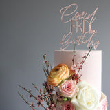 Covid FKD my Birthday acrylic cake topper - design as shown